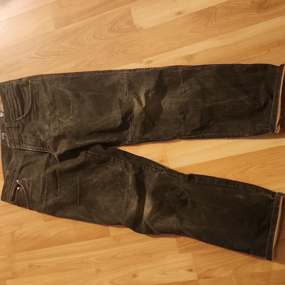 Kuhl Mens Jeans Rydr Patina Dye Straight Denim Hiking Outdoor Work 34x32
